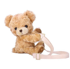 Girls Smile Bear Soft Plush Doll Lolita Handbag