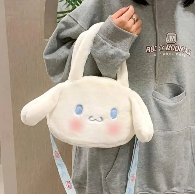 NONSAR Bunny Lady Handbag Beam Mouth Female Bag Activity Gift Bag
