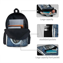 Night Wolf Backpacks Men's Bag School Bags For Boys
