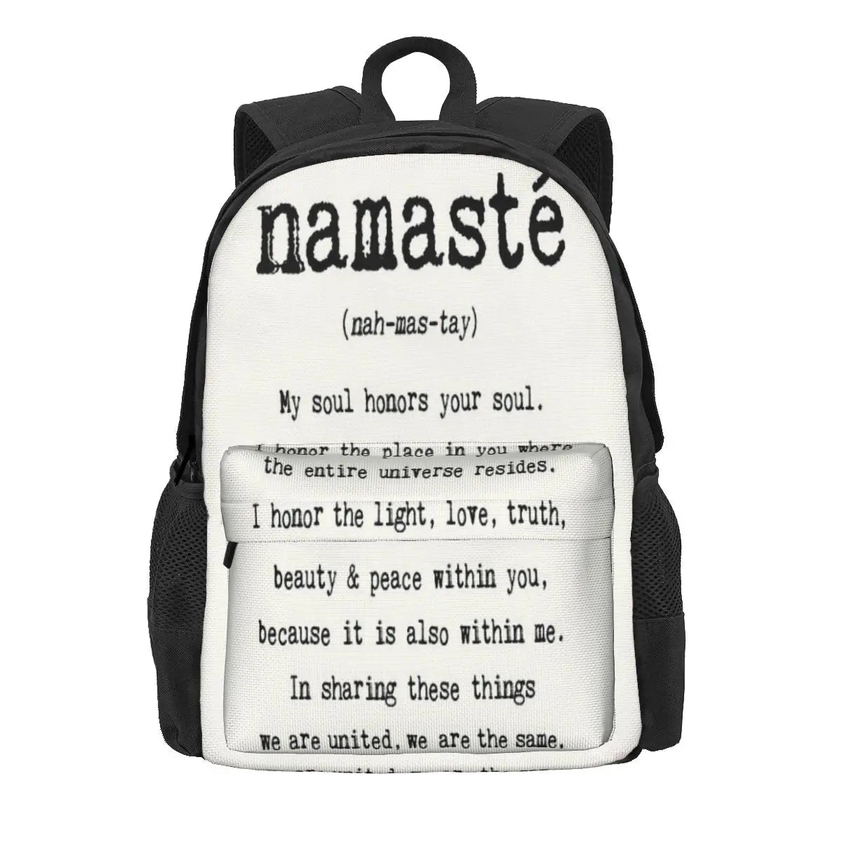 Namaste Anime Backpack for Men Women Children