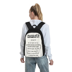 Namaste Anime Backpack for Men Women Children
