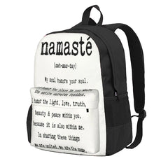Namaste Anime Backpack for Men Women Children
