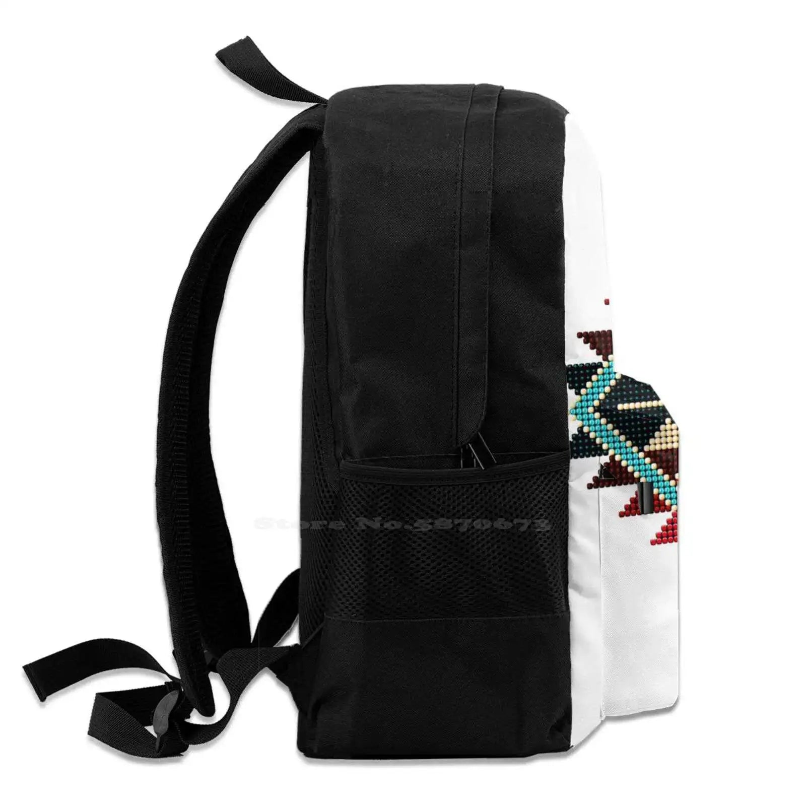 Southwest-Style Rainbow Sunburst Laptop Backpack