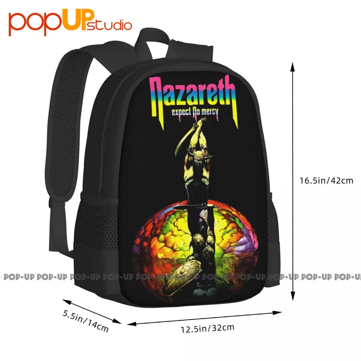 Nazareth Expect No Mercy Hard Rock Band Backpack