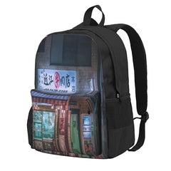 Neo Tokyo Izakaya Backpack - Retro Style Classy Bag