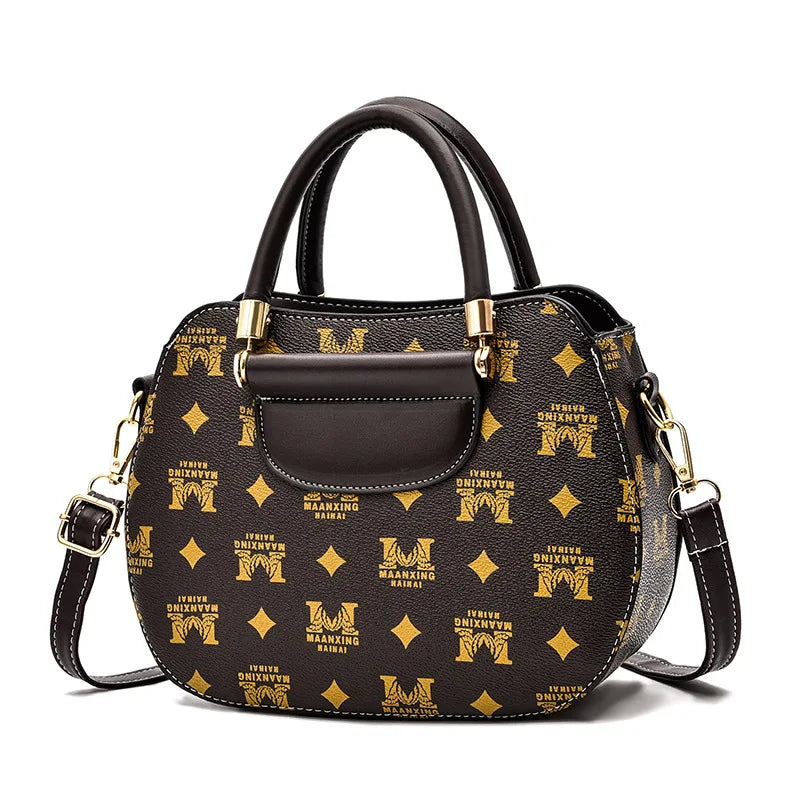 Spring Contrast Handbag Women's Shoulder Rhombus Underarm Bag