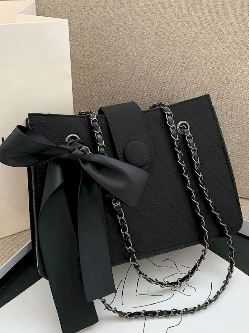 Women Rhombic Leather Shoulder Bag Casual Handbag Crossbody Bags
