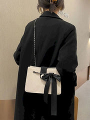 Women Rhombic Leather Shoulder Bag Casual Handbag Crossbody Bags