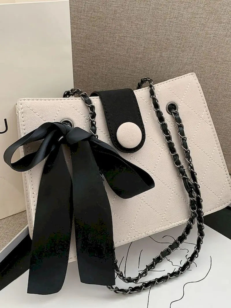 Women Rhombic Leather Shoulder Bag Casual Handbag Crossbody Bags