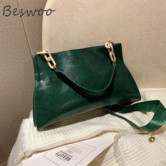 Soft Leather Shoulder Bags for Women Large Capacity Female Bag