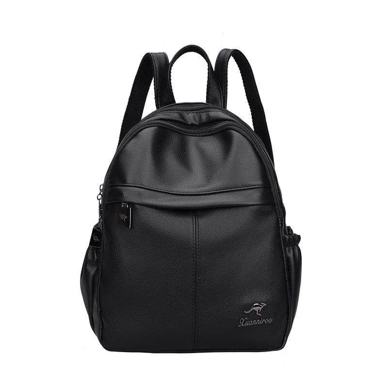 Vintage Women Backpacks High Female Back Pack Ladies Leather Travel Backpack