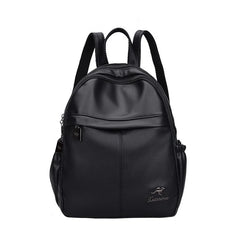 Vintage Women Backpacks High Female Back Pack Ladies Leather Travel Backpack
