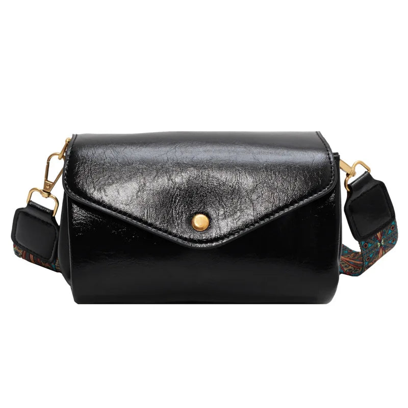 Soft Leather Cross-body Bag Small Square Bag