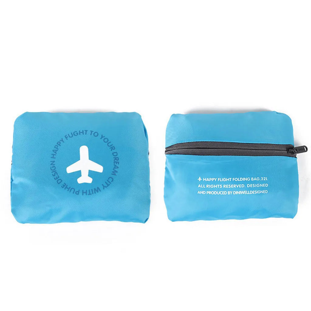 32L Large Capacity Travel Hand Luggage Bag Foldable Carry-on Duffle Bag