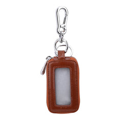 Arrival Leather Key Holders Double Zipper Square Home Key Case