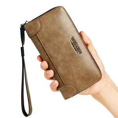 Arrival Men Wallets Long Clutch Zipper Wallets for Business Men Clutch