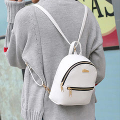 Arrival Women Pu Leather Backpack School Rucksack College Satchel Travel Bag