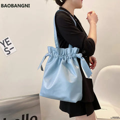 Stylish Candy Color Women's Shoulder Bag for Summer