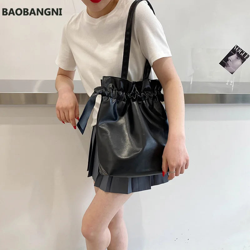 Stylish Candy Color Women's Shoulder Bag for Summer