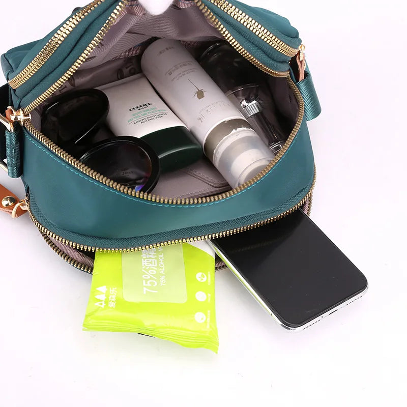 Soft Nylon Crossbody Shoulder Handbag Cosmetic Storage Bags