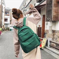 Arrive Women Casual Nylon Backpack - Large School Bags For Teenage Girls