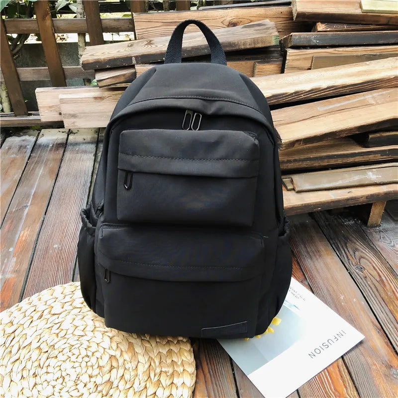 Arrive Women Casual Nylon Backpack - Large School Bags For Teenage Girls