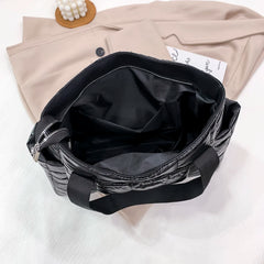 Nylon Women Handbags Quilted Shoulder Bags Large Capacity Tote