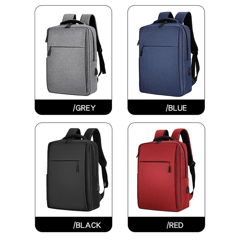 Waterproof Laptop Backpack w/ USB Charging - Men's
