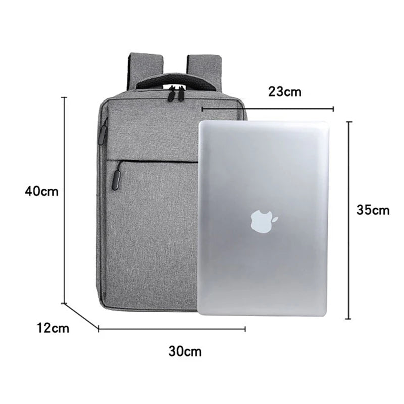 Waterproof Laptop Backpack w/ USB Charging - Men's