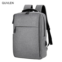 Waterproof Laptop Backpack w/ USB Charging - Men's