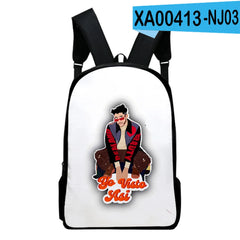 Bad Bunny Backpack Middle School Large Capacity Zipper Laptop P