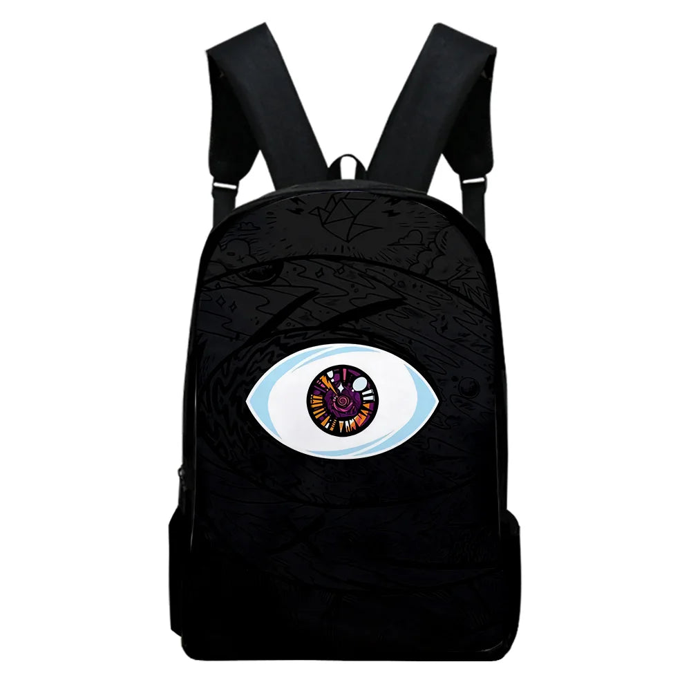 Bad Bunny Backpack Middle School Large Capacity Zipper Laptop P