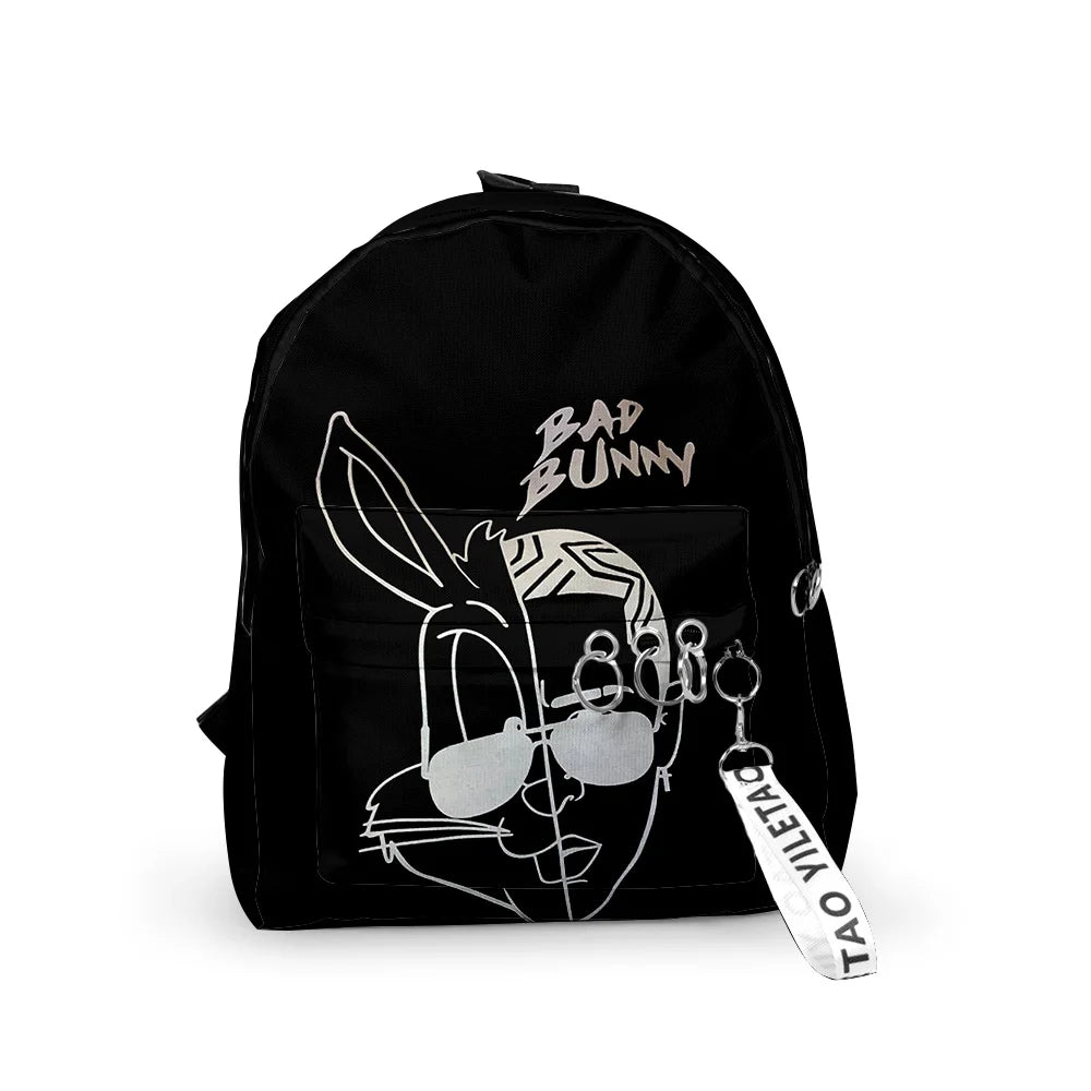 Bad Bunny Schoolbag Anime Primary Middle School Students Backpack