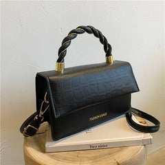 Stone Prints Shoulder Bag Tote Female Crossbody Bag