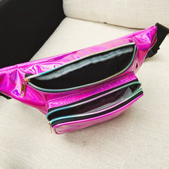Holographic Glitter Fanny Pack Crossbody Belt Bag Phone Purse
