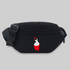 Unisex Waist Bag Student Chest Messenger Fanny Pack