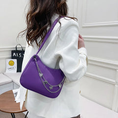 Butterfly Chain Patent Women's Bag Nylon Shoulder Bags