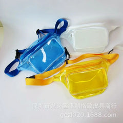 Candy PVC Women's Waist Bag Outdoor Sports Chest Bag