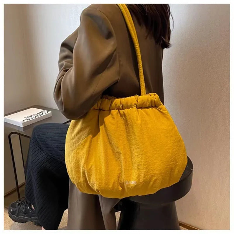 Canvas Shoulder Bag Casual Large Capacity Women Handbag