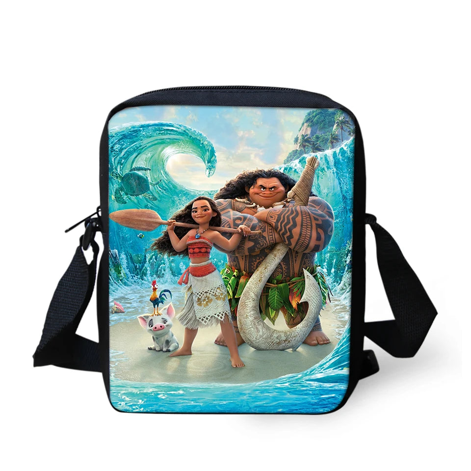 Cartoon Crossbody Bags Ocean Couple Printing Messenger Bag