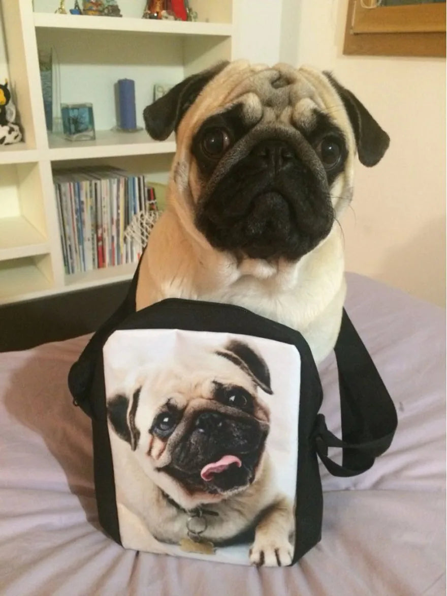 Cartoon Crossbody Bags Ocean Couple Printing Messenger Bag