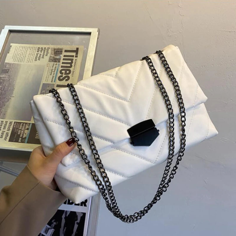 Casual Chain Crossbody Bags For Women Shoulder Bag Ladies Handbags