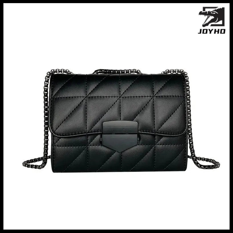 Chain Crossbody Bag Women Shoulder Handbag PU Leather Messenger