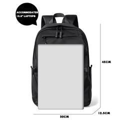 Men's Business Backpack Nylon Large Capacity Travel Bookpack
