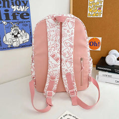 Nylon Waterproof Bags For Women School Backpack Girls Travel Backbag