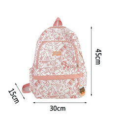 Nylon Waterproof Bags For Women School Backpack Girls Travel Backbag