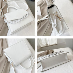Chain Shoulder Bag Crossbody Bags For Women Small Mini Purse Vegan Leather