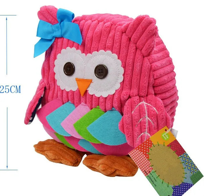 Kids Backpack Bag Kindergarten Girls Boys Cartoon Toys Owl Cow Frog Monkey