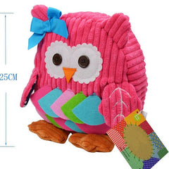 Kids Backpack Bag Kindergarten Girls Boys Cartoon Toys Owl Cow Frog Monkey