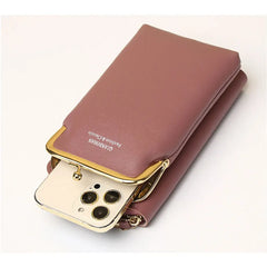 Clip Phone Pocket Shoulder Bag for Women Small Crossbody Bags